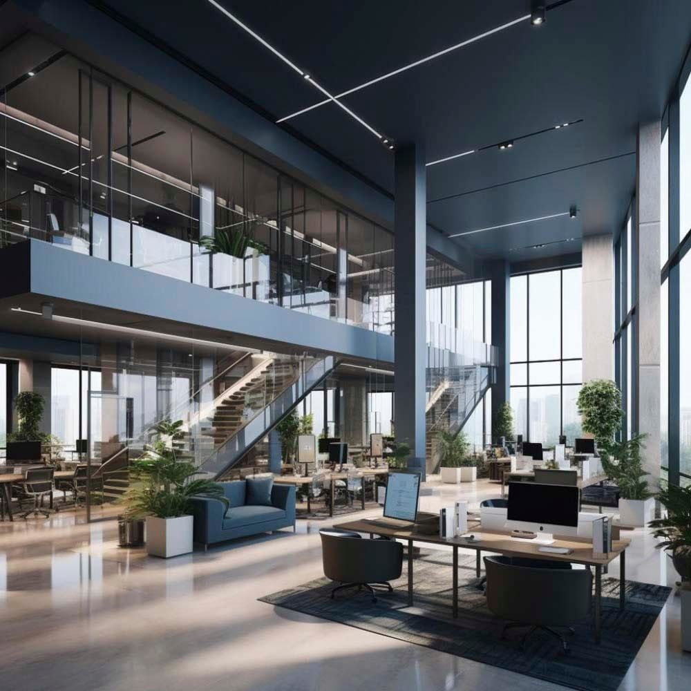 Interiorismo de oficinas — imágenes de referencia 7